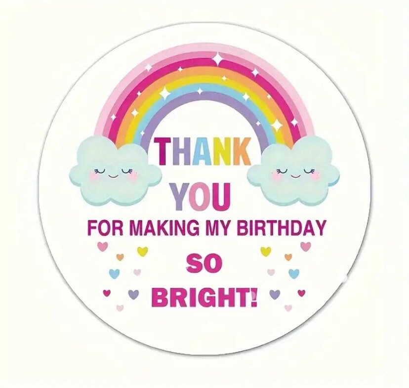 Add on Birthday Stickers