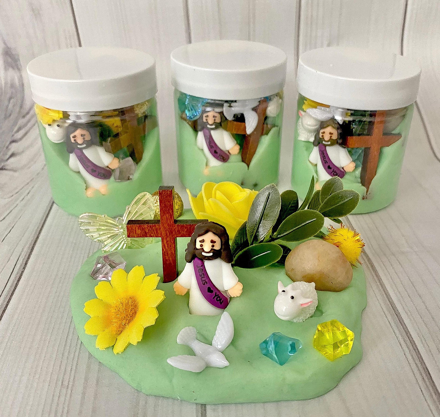 Resurrection Play Dough Sensory Jars