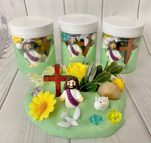 Resurrection Play Dough Sensory Jars