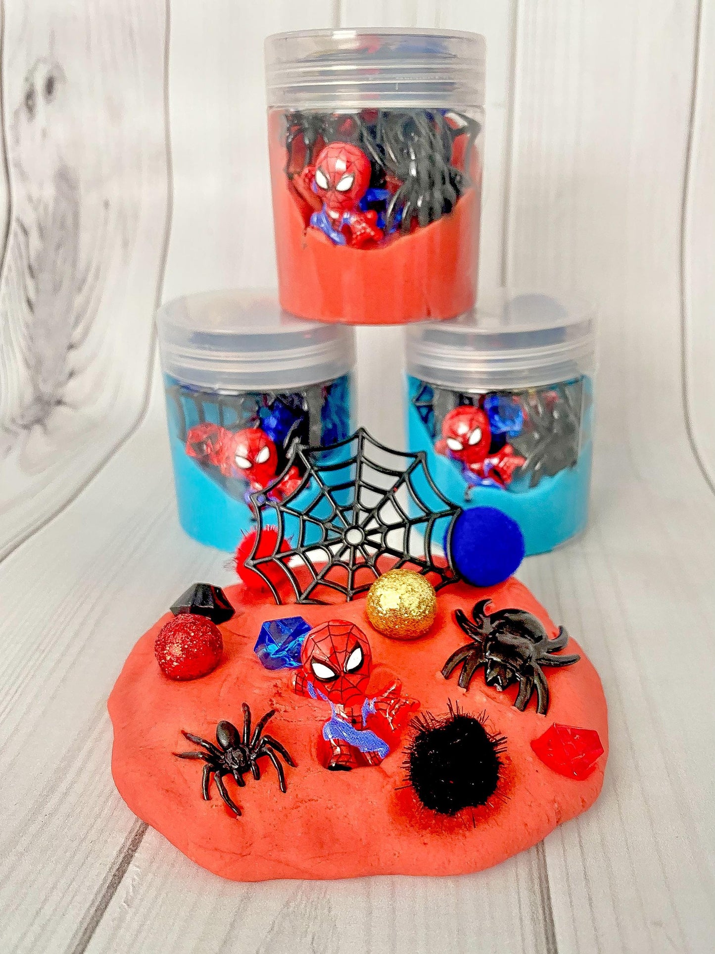 Spider Man Play Dough Jar