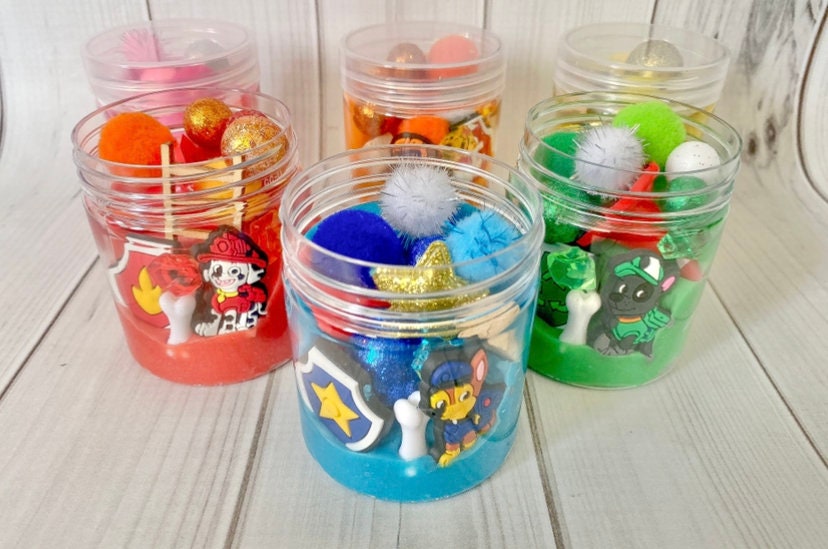 Paw Patrol Sensory Play Dough Jar