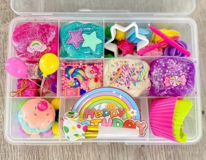 Birthday Play Dough Kit Boys or Girls