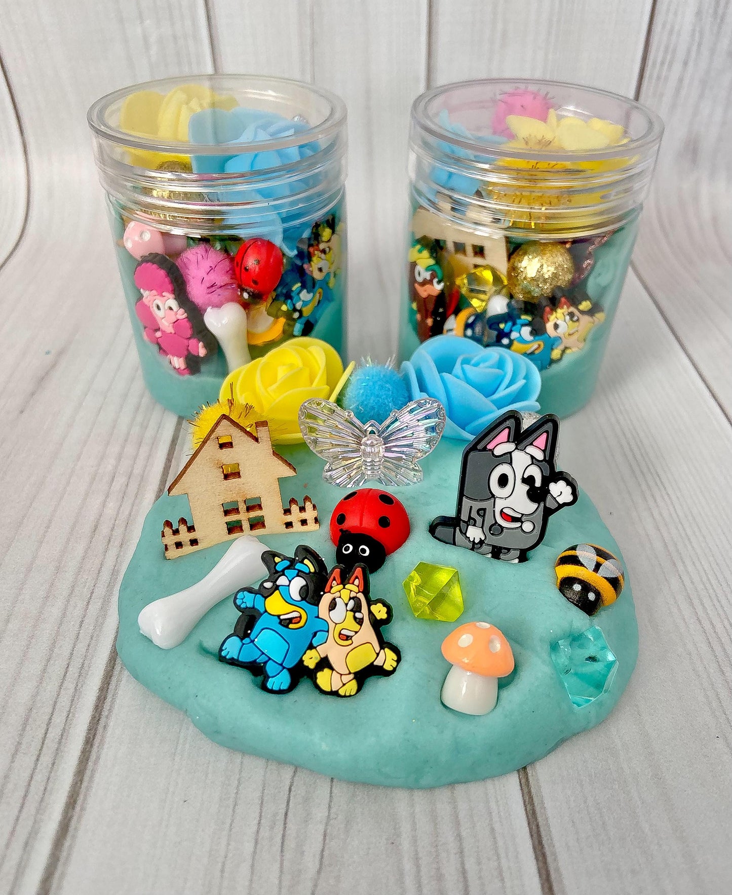 Play Dough Jars (various themes)