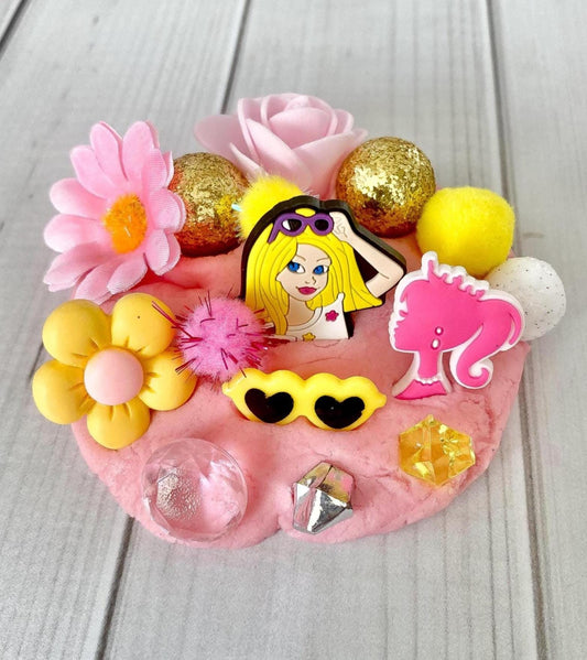 Barbie Play Dough Sensory Jar