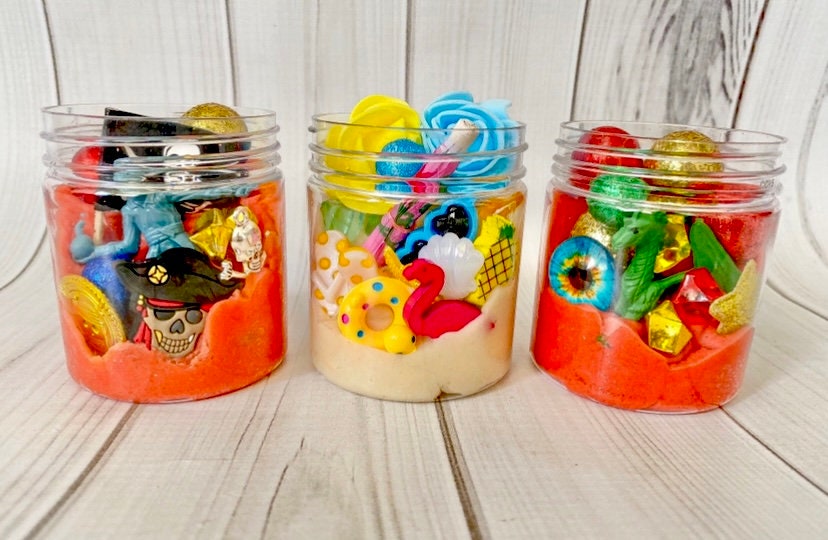 Play Dough Kit Jars, playdough set, girls boys gift, magic kit, sensory kit  present, Party favors toy craft, Play doh, cars grab bag 4 5 6