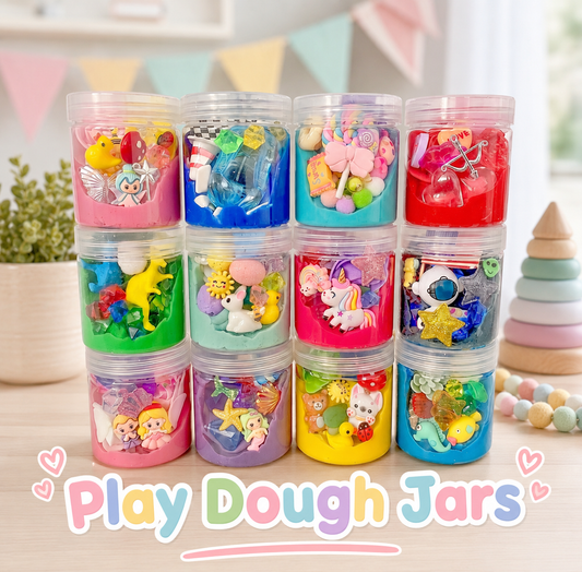 Play Dough Jars (various themes)