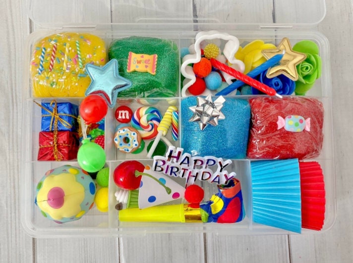 Birthday Play Dough Kit Boys or Girls
