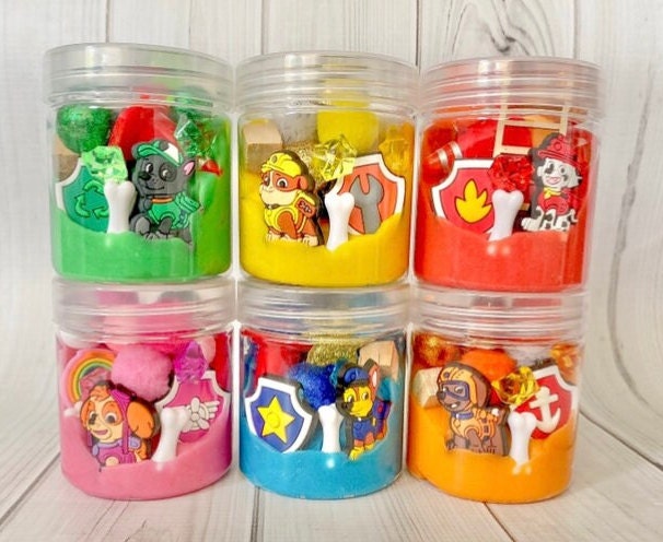 Paw Patrol Sensory Play Dough Jar