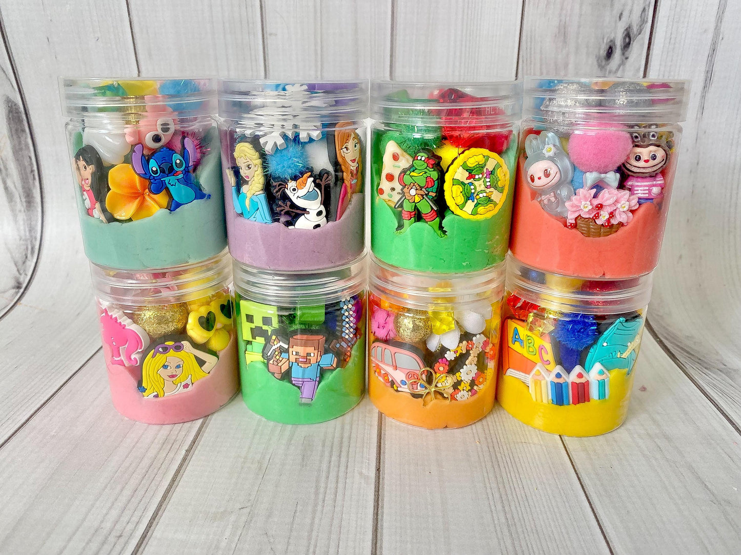 Play Dough Sensory Jars