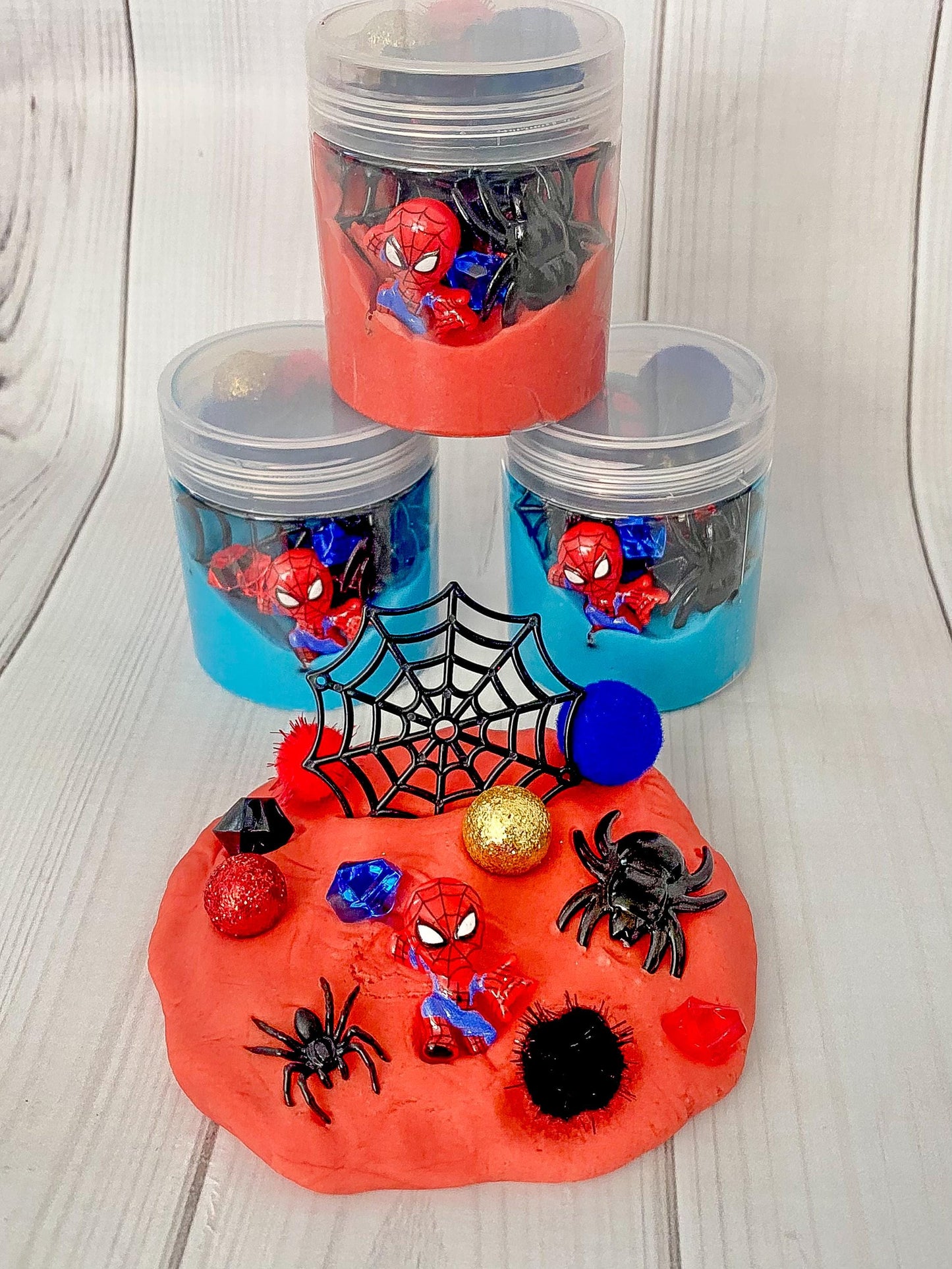 Spider Man Play Dough Jar
